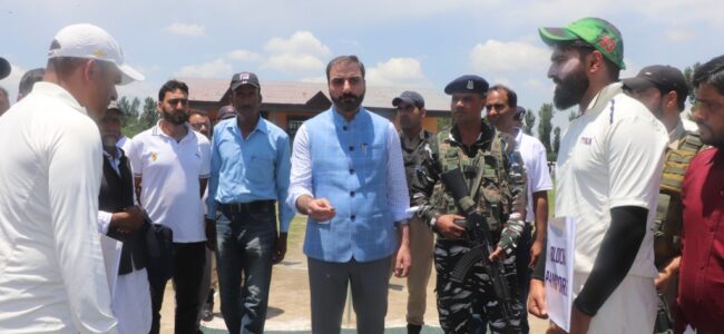 DC inaugurates District Level Inter Block open T20 Cricket Tournament DC inaugurates District Level Inter Block open T20 Cricket Tournament