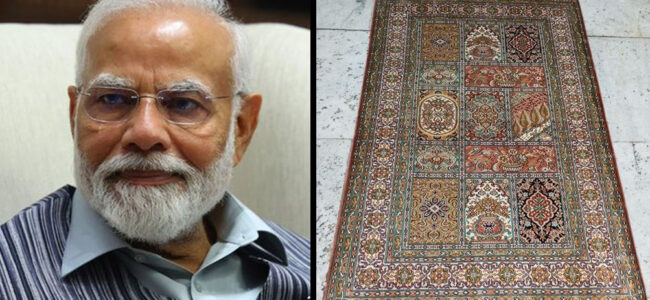 Kashmiri carpet makers’ heap praise on Modi for global ‘advertisement’