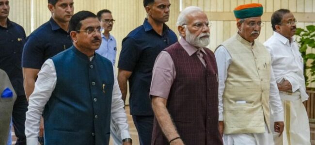 Time to walk together for global good, can triumph over trust deficit caused by war: Modi