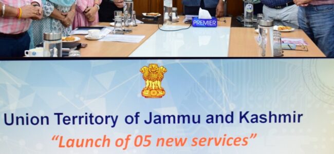 J&K clinches 2nd spot in the country by taking its count of online services to 913