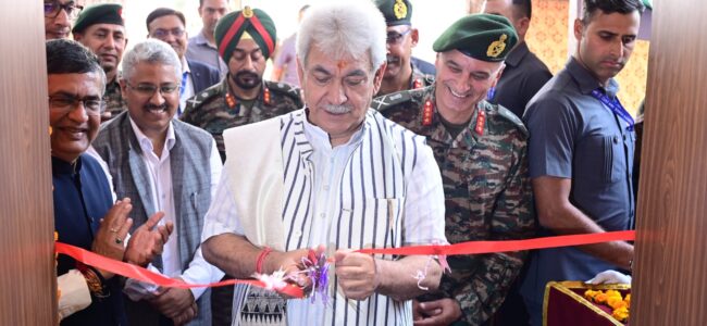 Lt Governor inaugurates State-of-the-Art CT Scan Centre at 92 Base Hospital, Srinagar