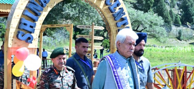 Lt Governor inaugurates Shinon Meeras, the Shina Cultural Centre at Gurez
