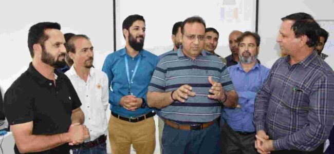 Saurabh Bhagat visits Baramulla, reviews progress on CIIIT institute