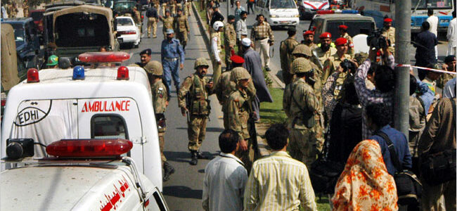 55 people killed in two suicide blasts in Pakistan