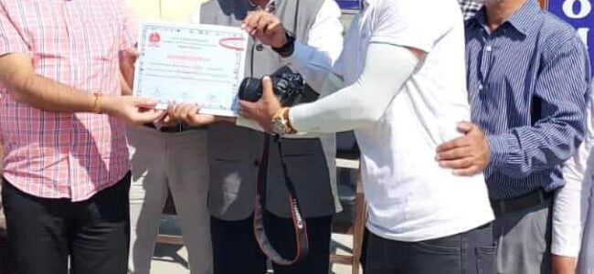 Director Sports Inaugurates District Level Volleyball Tourney Director Sports Inaugurates District Level Volleyball Tourney