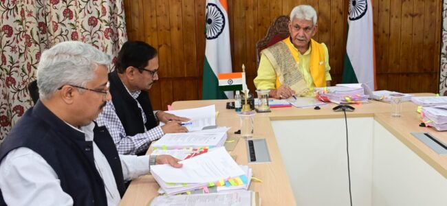AC approves transfer of land for Research Center, Anantnag; Milk Processing Center, Budgam