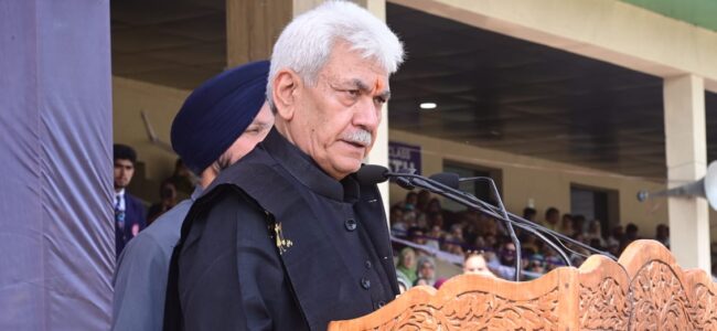 Lt Guv inaugurates annual Sports Meet of Burn Hall School at Bakshi Stadium