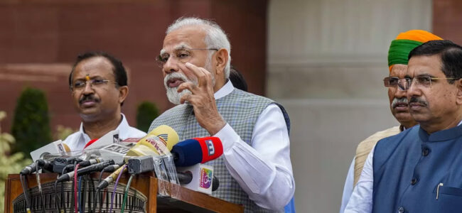 Country touching new heights of progress: PM Modi