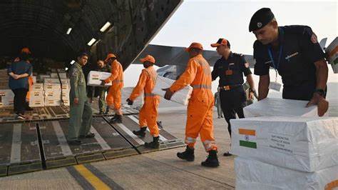 India sends humanitarian aid to people of Palestine