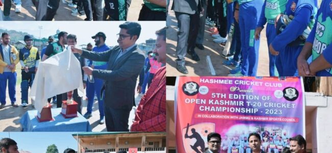 DC Bandipora inaugurates 5th T20 Open Cricket Championship-2023