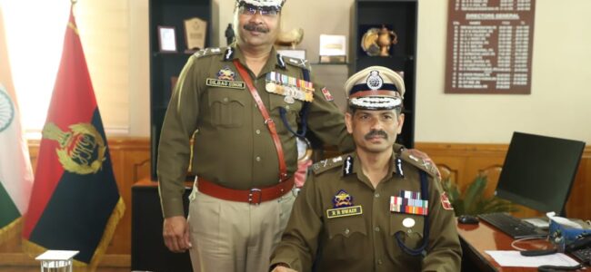 R.R Swain takes over as 17th DGP of Jammu and Kashmir R.R Swain takes over as 17th DGP of Jammu and Kashmir