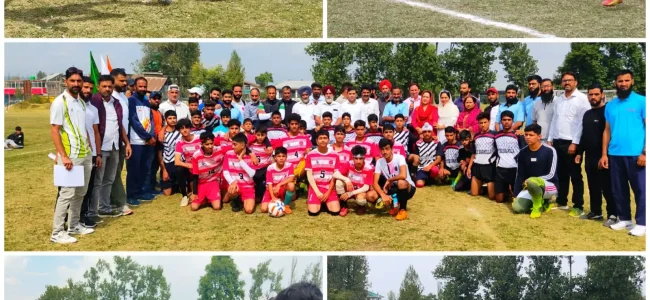 Inter-district Provincial Level Football Tournament begins at Baramulla Inter-district Provincial Level Football Tournament begins at Baramulla