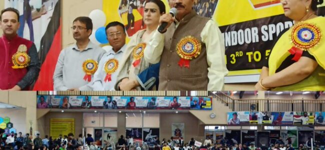 Advisor Bhatnagar felicitates medal winners of 29th Junior National Thang-Ta Championship Advisor Bhatnagar felicitates medal winners of 29th Junior National Thang-Ta Championship