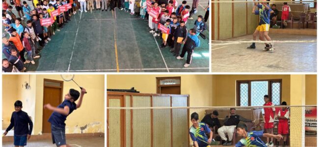 Inter-District Provincial Level Badminton Tournament kicks-off