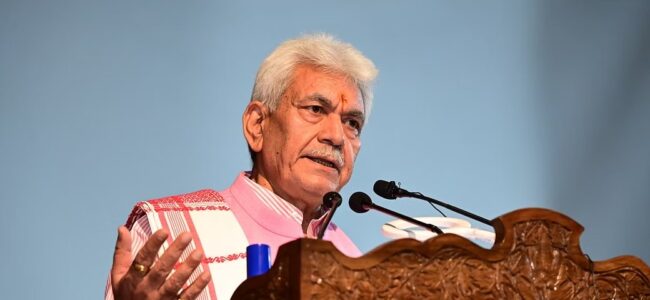 PM Modi brought JK out of darkness, despair: Lt Guv