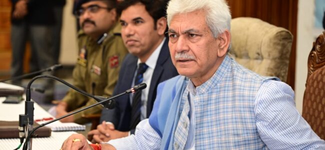 Lt Governor inaugurates ‘Pensioners Sammelan’ in Srinagar