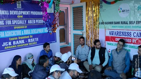 30 Specially-abled candidates undergo skill training 30 Specially-abled candidates undergo skill training