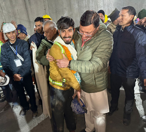 All 41 workers rescued from collapsed Silkyara tunnel
