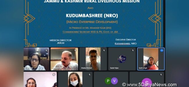 JKRLM signs MoU with ‘Kudumbashree’ NRO to support MED programme