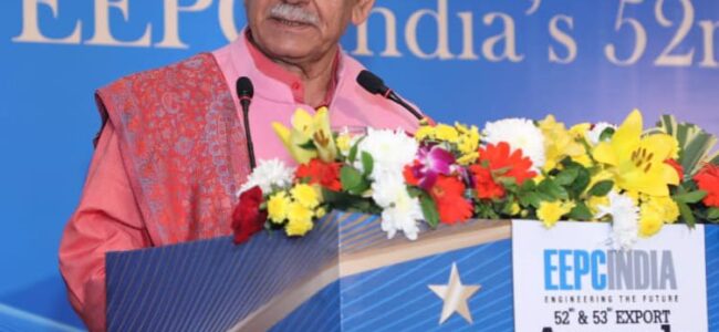 Lt Guv addresses EEPC India National Export Awards function in New Delhi Lt Guv addresses EEPC India National Export Awards function in New Delhi
