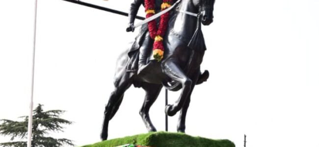 Chhatrapati Shivaji Maharaj’s statue unveiled in J&K’s Kupwara