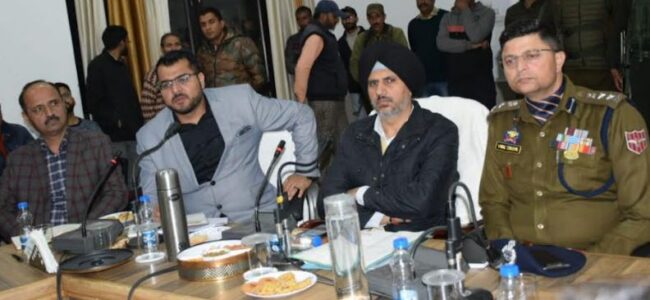 Comm Secy I&C chairs Public Darbar at Poonch Comm Secy I&C chairs Public Darbar at Poonch