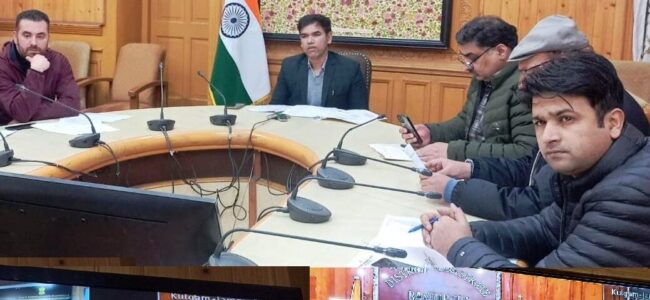 Div Com reviews installation of 4G BSNL service system in remote villages Div Com reviews installation of 4G BSNL service system in remote villages