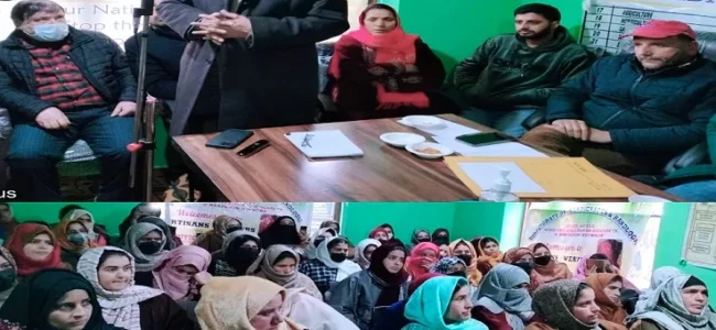 Handicrafts & Handloom department organizes Awareness camp