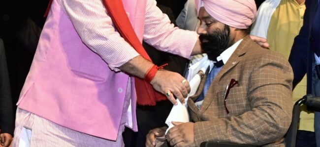 Lt Governor attends Kalpana Kala Kendra’s International Day of Persons with Disabilities event at Jammu Lt Governor attends Kalpana Kala Kendra’s International Day of Persons with Disabilities event at Jammu