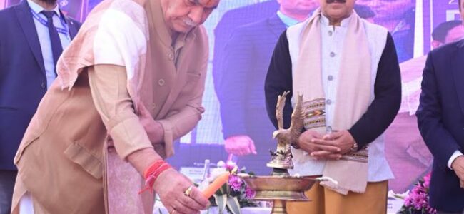 Lt Governor & Union Minister inaugurate ‘Purple Festival’