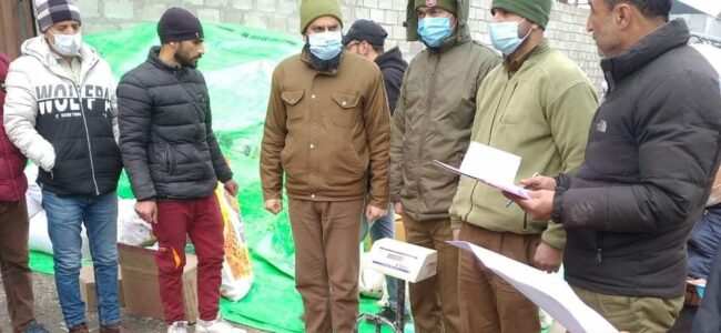 Police destroys huge quantity of seized contraband substances at Pulwama Police destroys huge quantity of seized contraband substances at Pulwama