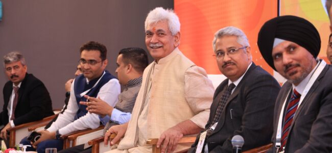 Lt Governor attends special session on ‘Investment opportunities in J&K’ at Vibrant Gujarat Global Summit