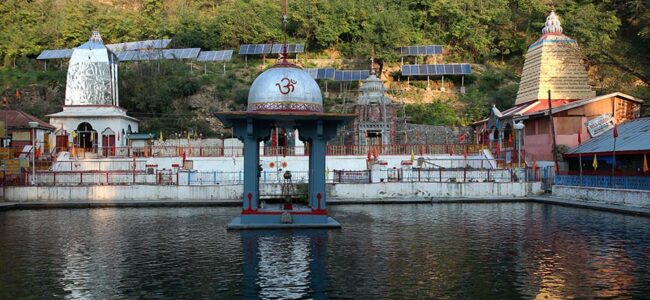 ‘Kalash’ from Ayodhya installed at Ram Temple on Martand Sun Temple premises in Anantnag