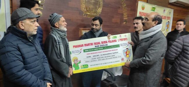 Director Agriculture Kashmir reviews Physical, Financial achievements Director Agriculture Kashmir reviews Physical, Financial achievements