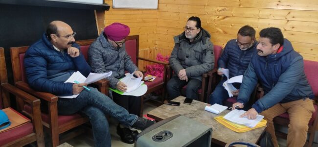 Director Agriculture visits Kupwara, chairs review meeting Director Agriculture visits Kupwara, chairs review meeting