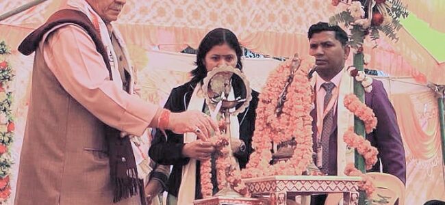 Lt Guv addresses Convocation Ceremony of Khardiha Mahavidyalaya at Ghazipur