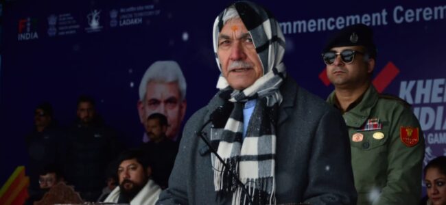 Lt Governor inaugurates 4th Khelo India Games’ snow sports event at Gulmarg