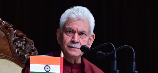 J&K’s GDP increased from Rs 1.6 lakh crore in 2018 -2019 to Rs 2.64 lakh Cr in 2021-22: LG Manoj Sinha J&K’s GDP increased from Rs 1.6 lakh crore in 2018 -2019 to Rs 2.64 lakh Cr in 2021-22: LG Manoj Sinha