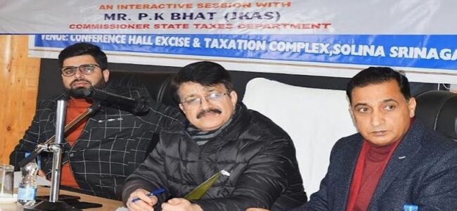 Commissioner State Taxes Deptt holds interaction with Trade & Industry associations Commissioner State Taxes Deptt holds interaction with Trade & Industry associations