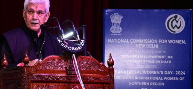 Lt Governor addresses National Commission for Women’s event