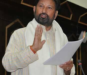 Congress workers celebrate return of former minister Lal Singh to party fold in Jammu Congress workers celebrate return of former minister Lal Singh to party fold in Jammu