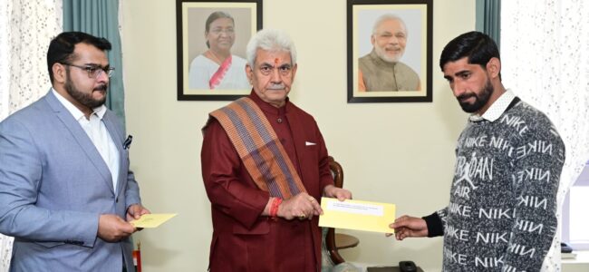 Lt Governor hands over appointment letters to NoKs of civilians killed in Poonch