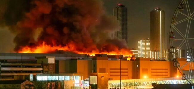 Russia says 40 dead, 145 injured in concert hall raid; Islamic State group claims responsibility Russia says 40 dead, 145 injured in concert hall raid; Islamic State group claims responsibility