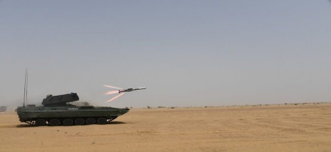 Army successfully conducts field trials of anti-tank guided missile system Army successfully conducts field trials of anti-tank guided missile system