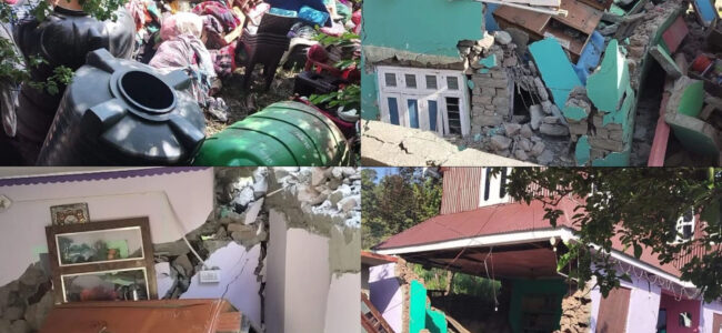 Victims of land sinking want govt aid to rebuild shattered lives