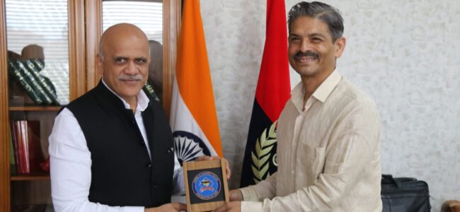 DG-NIA meets DGP Swain, senior police officers DG-NIA meets DGP Swain, senior police officers