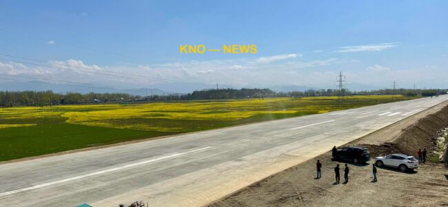 IAF helicopters conduct trial landing, take-off on emergency landing strip in south Kashmir IAF helicopters conduct trial landing, take-off on emergency landing strip in south Kashmir