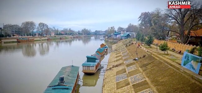 Encroachment Clean-up on Cards as Jhelum narrows to 60 Metres in Srinagar Encroachment Clean-up on Cards as Jhelum narrows to 60 Metres in Srinagar