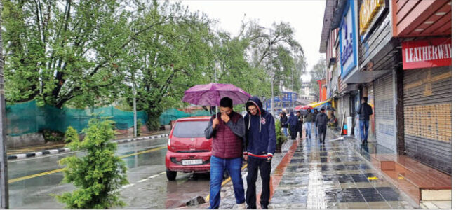 JK to witness widespread rain, snow in J&K till April 9