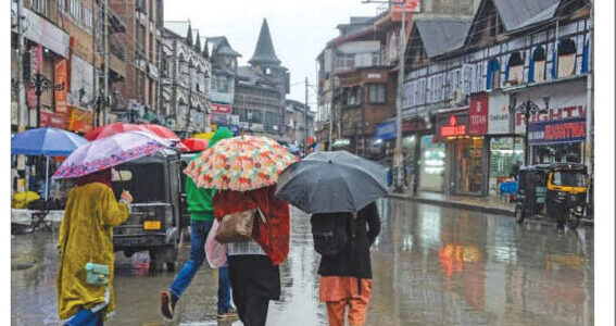 J&K braces for rain, storms: Valley records above normal temperatures